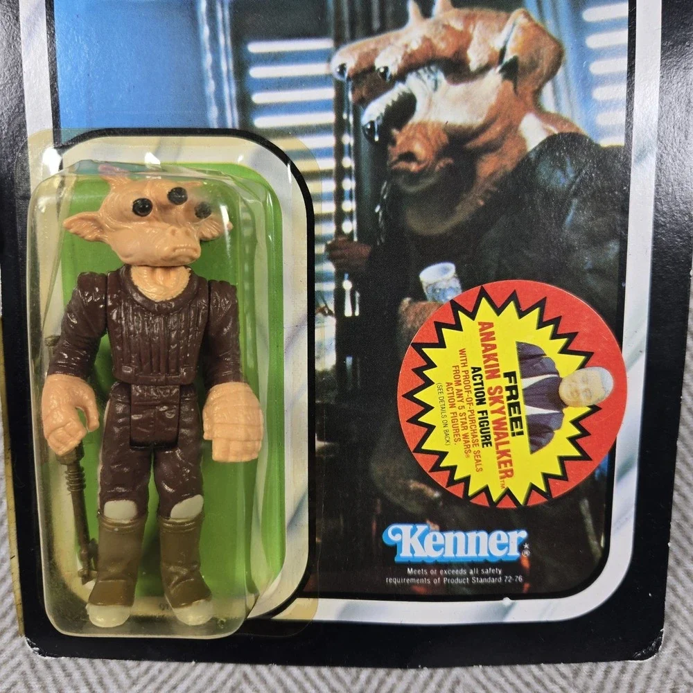 Vintage 1983 Kenner Star Wars Return/Jedi Ree-Yees 79 back w/Free Anakin Sticker